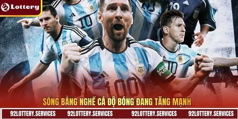 Sống bằng nghề cá độ bóng đang tăng mạnh 